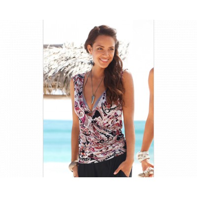 Elegáns női felső, mintás